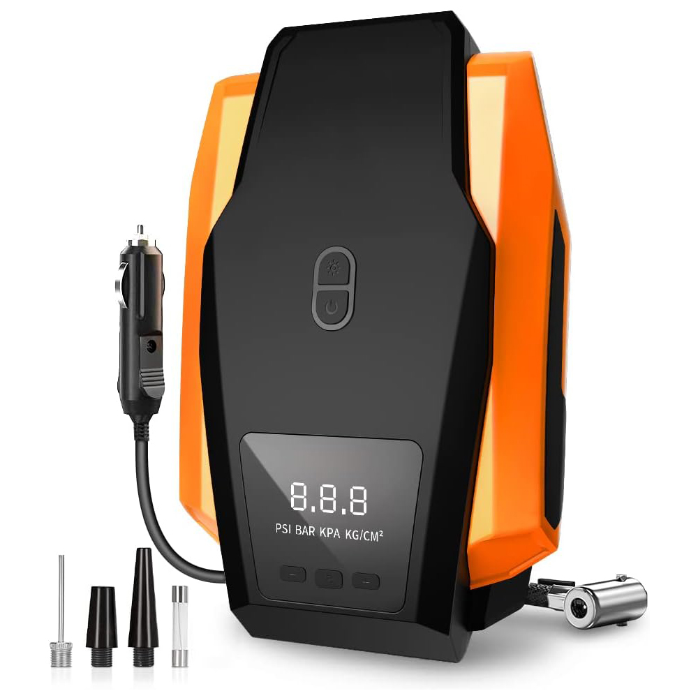 TEKTON Instant Read Digital Tire Gauge with Lighted Nozzle 100 PSI