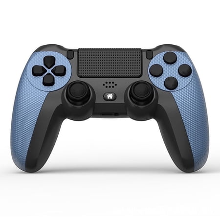 Andoe Wireless Controller for P4, Game Joystick Compatible with P4/Slim/Pro/PC, Elegant Blue