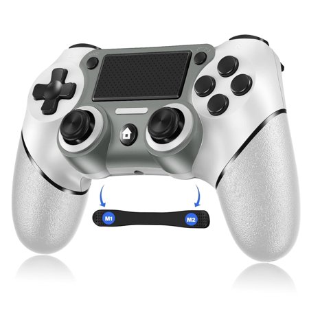 Andoe Wireless Controller for P4 with Non-Slip Joystick and 6-Axis Motion Sensor, White