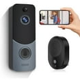 Andoe Wireless Doorbell Camera with Chime, Smart Video Doorbell