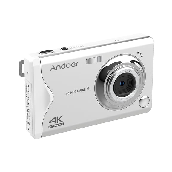 Andoer-2 Digital Camera,Kids Camera Portable 3.0-inch TFT Portable 16X Auto Portable Camera 48MP TFT Portable Camera - Ideal Children 4K  Auto 2pcs Batteries Camera Portable 3.0'' Auto Includes 2