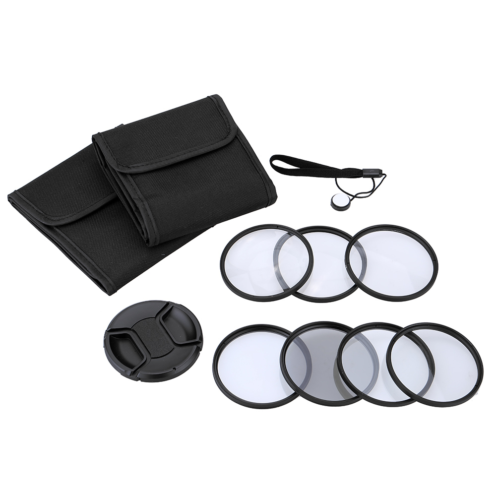Andoer 55mm Filter Set, Ultraviolet CircularPolarizing Star 8Point