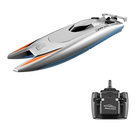 Andoer 805  Boats for Adult 25KMH High Speed Racing Boat 2 Channels Remote Control Boats for Pools Racing Boat