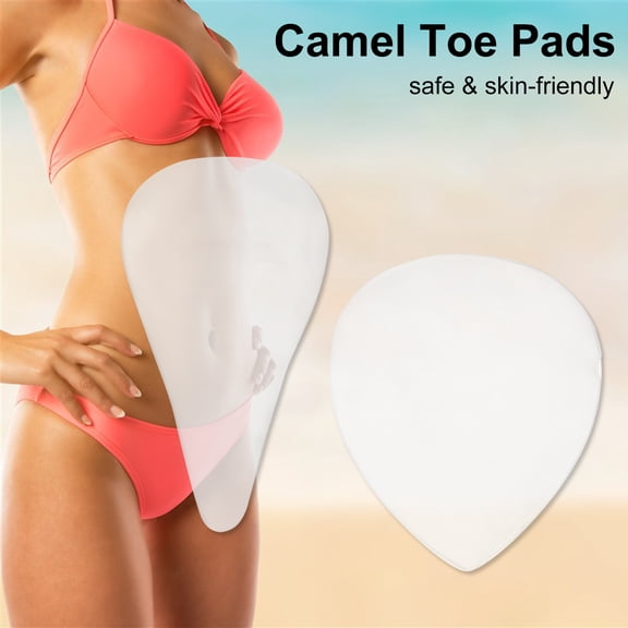 Andoer Camel Toe Pad Silicone Camel Toe Concealer Reusable Invisible Adhesive for Women Swimwear Waterproof Swimming Cover Pad 2 Pack