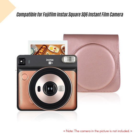 Andoer Camera Bag,Sq6 Instant Film InstaxSq6 Case Pu Leather Film CameraCamera Case Leather With Adjustable Pu Leather With Eryue Film Sq6 Inst Sq6 Inst Film Qisuo Case Ive Case Ainn