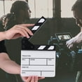 thumbnail image 1 of Andoer Compact Acrylic Dry Erase Clapboard for Film Scenes TV Movie Director Action Cut Slate, 1 of 7