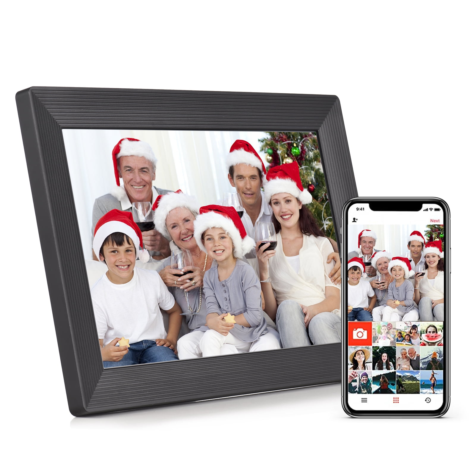 Andoer Digital Photo Frame with WiFi 10.1 Inch Touchscreen, 1280*800