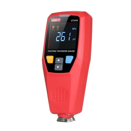 Andoer Dual Purpose Paint Coating Thickness Gauge for Ferrous Substrate / Non-Ferrous Substrate Measurement Handheld Digital Coatings Thickness Tester 0~1750µm Automobile Electroplating Paint Film
