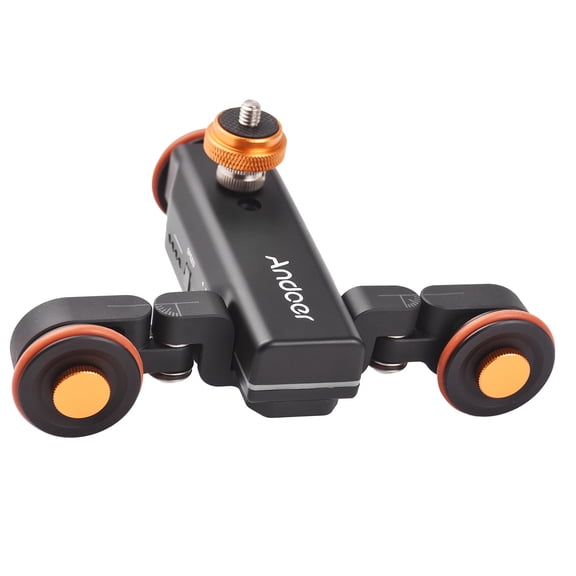 Andoer Motorized Camera Video With Scale Indication Auto Motorized Video Slider Skater 3 Speeds Adjustable With 2.4G Remote Control Phone Holder Ballhead