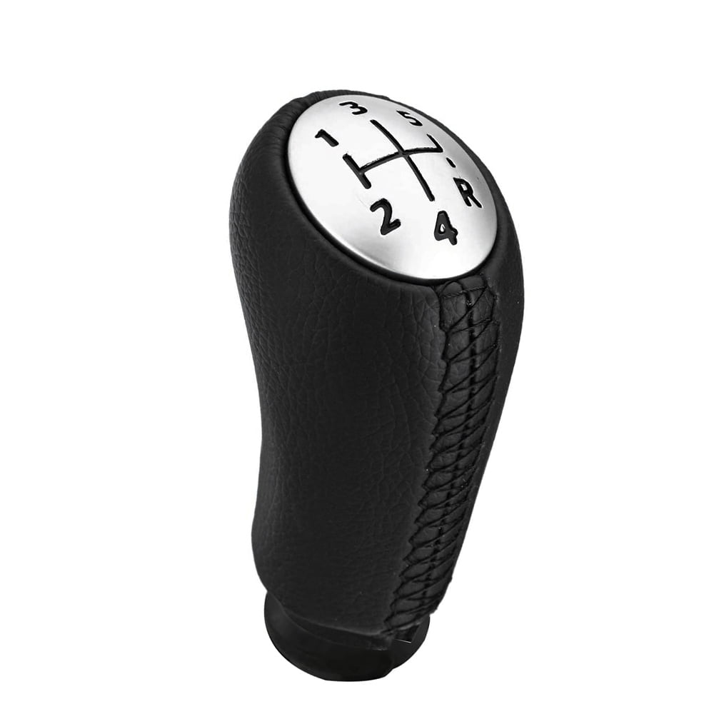Andoer Premium PU Leather Gear Knob, Replacement Shifter Head for