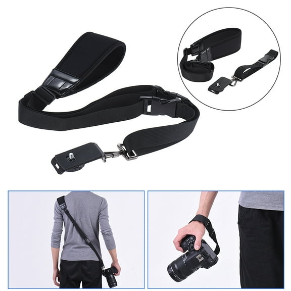 Andoer Quick Release Professional Camera Strap for Shoulder, Neck, and Wrist, Ideal for DSLR DV Outdoor Photography