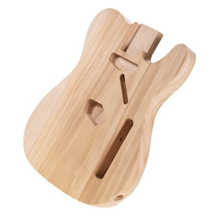 Andoer TL-T02 Unfinished Electric Guitar Body Sycamore Wood Blank Guitar Barrel for TELE Style Electric Guitars DIY Parts
