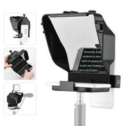 Andoer Teleprompter,ERYUE Live Interview Presentation Remote Video Live Portable Prompter Adapter Video Live Interview Prompter Adapter Remote Interview Presentation Speech Adapter Remote Video QISUO