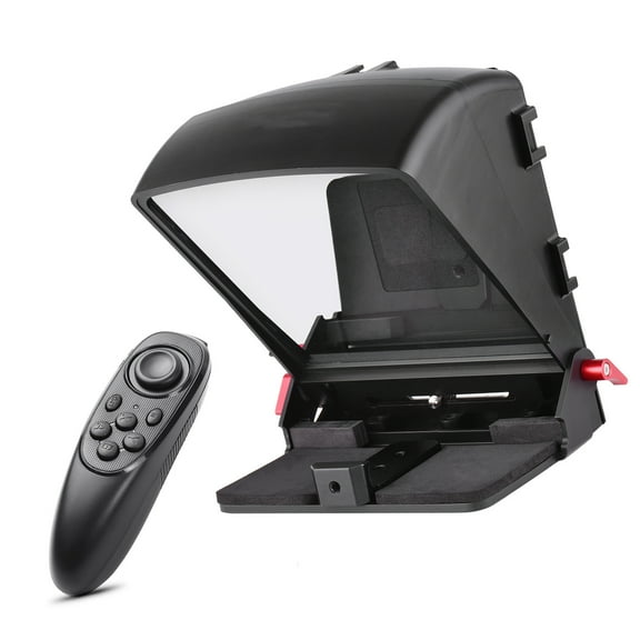 Andoer Teleprompter,Live Interview Presentation Interview Presentation Speech Prompter Video Live Video Live Interview Universal Portable Prompter OWSOO Prompter Remote Camera