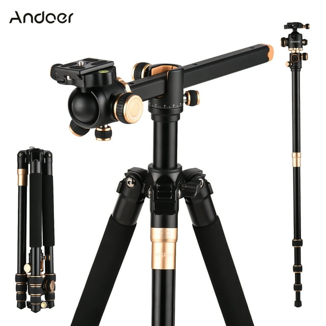 Andoer Tripod for Camera, 72" Lightweight Aluminum Camera Tripod with