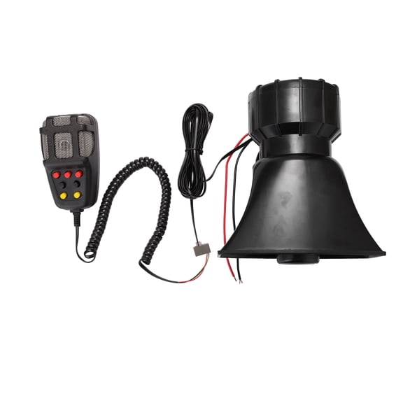 Andoer sound machine,Car Siren 12v 80w 200db Amplifier 12v 80w Siren Mic Pa Tone Sound Pa Saker Amplifier Buzhi Amplifier 7-tone Amplifier 7-tone Car