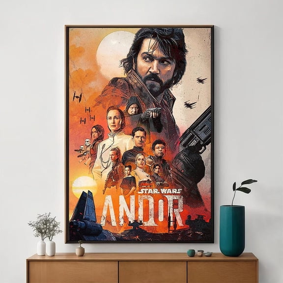 Andor Movie Poster, Cinema Art Print, Home Decor, Unframed Paper Poster 8x10in