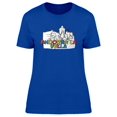 thumbnail image 1 of Andorra La Vella B&W Landmark Tee Women's -Image by Shutterstock, 1 of 1