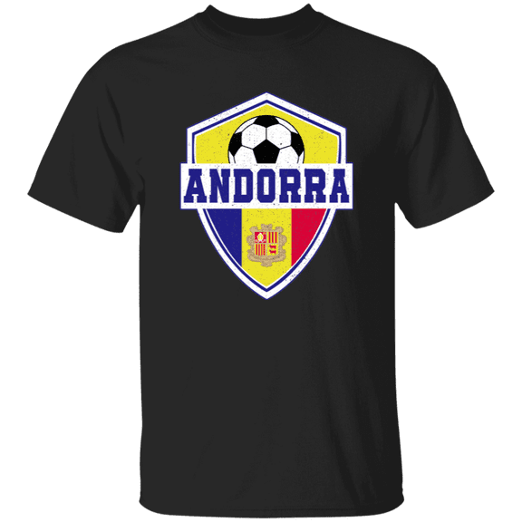 Andorra Pride Team Andorran Flag Fans National Souvenir T-shirt