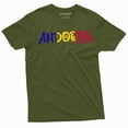 thumbnail image 1 of Andorra Shirt Andorra National Patriotic Gifts Andorran Gift Ideas Andorra Country Shirt (Medium Military Green), 1 of 7