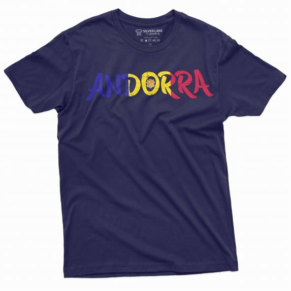 Andorra Shirt Andorra National Patriotic Gifts Andorran Gift Ideas Andorra Country Shirt (XX-Large Navy Blue)