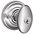thumbnail image 1 of Andover Collection Bright Chrome Siena Keyed Entry Knob, 1 of 4