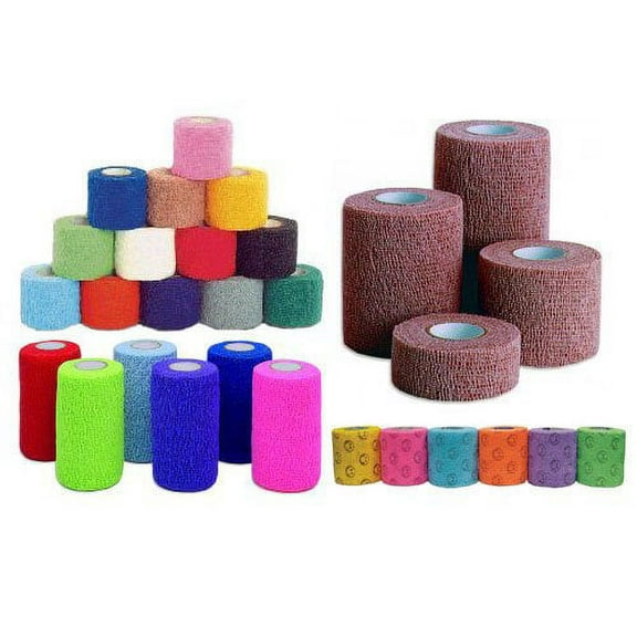 Andover Healthcare 3200BL Coflex Bandage, Latex, 2" x 5 yd. Size, Blue (Pack of 36)