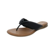 André Assous Womens Nuya Leather Slip-On Thong Sandals