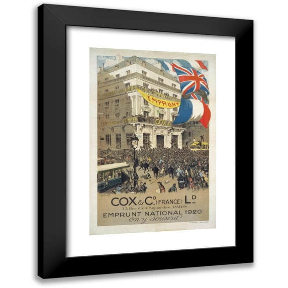 André Galland 13x18 Black Modern Framed Museum Art Print Titled - Cox and Co. - (France) Ld (1920)