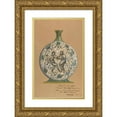 thumbnail image 1 of André Metthey 11x14 Gold Ornate Wood Frame and Double Matted Museum Art Print Titled - Vase with Dancing Figures (1915), 1 of 4