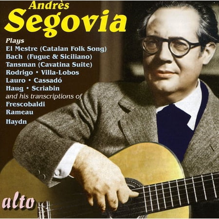 Andrés Segovia - Segovia Plays: Lo Mestre & Bach & Haydn & Rameeau - Music & Performance - CD