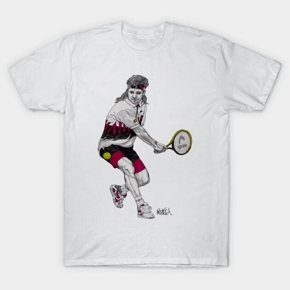 Andre Agassi T-Shirt Short Sleeve All Sizes S to 5 XL T01