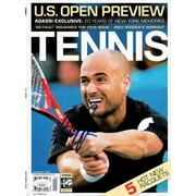 Andre Agassi autographed 2005 Tennis Magazine cover JSA