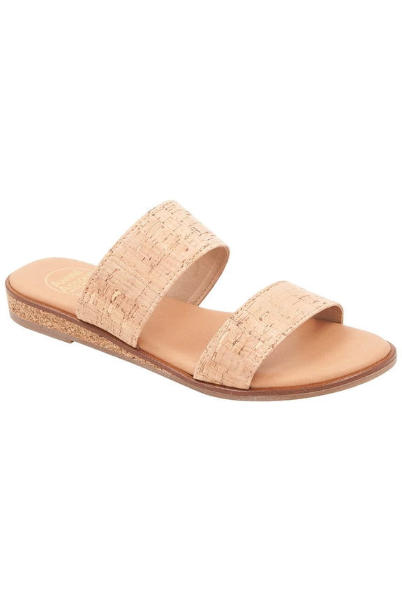 Galia Raffia Sandal, 7, Brown