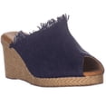 thumbnail image 1 of Andre Assous Pauly Navy Wedge 8M, 1 of 5