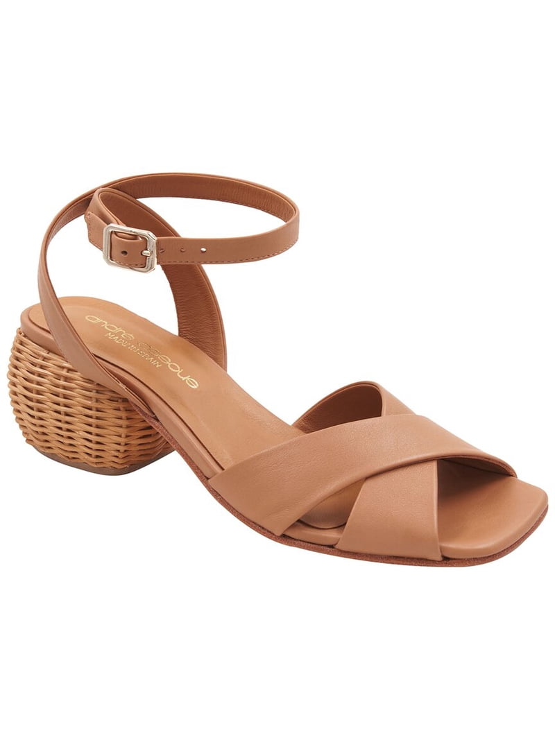 Andre Assous Winona Leather Sandal, 6 - Walmart.com
