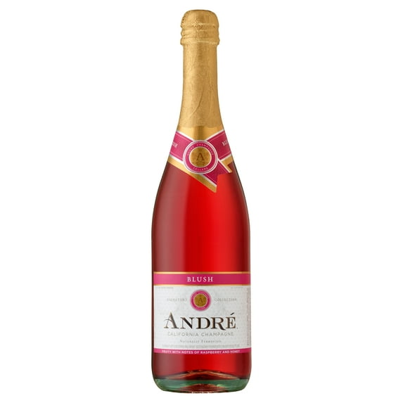 Andre Champagne Blush Sparkling Rose Wine, 750ml Bottle