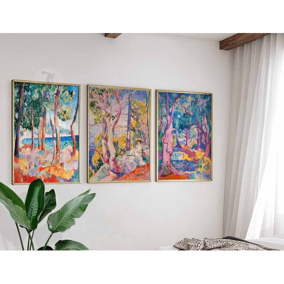 Andre Derain Floral Print French Scenery Nature Wall Art Botanical Decor, Poster Only