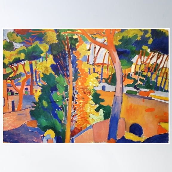 Andre Derain - Forest Poster Wall Art, Modern Wall Decor, 16x24 UNFRAMED