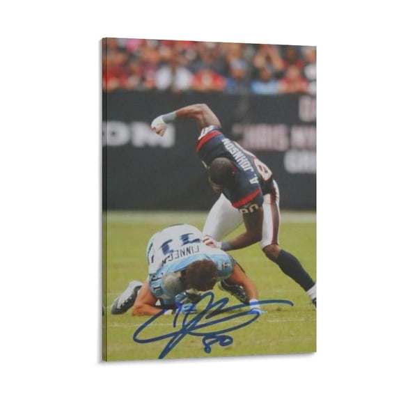 Andre Johnson Poster Boxer Canvaaer Bedroom Decor (2) Wall Art Poster Scroll Canvas Painting Picture Living Room Decor Home 16x24inch(40x60cm)