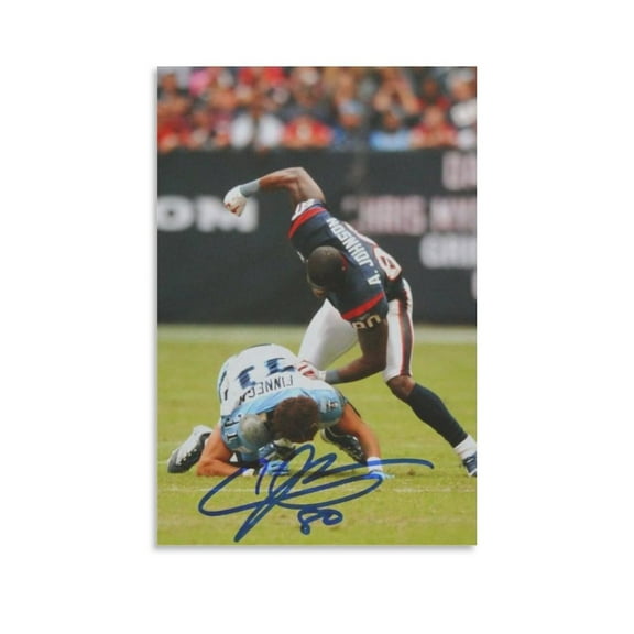 Andre Johnson Poster Posters Art Print Wall Photo Paint Poster Hanging Picture Family Bedroom Decor Gift 12x18inch(30x45cm)