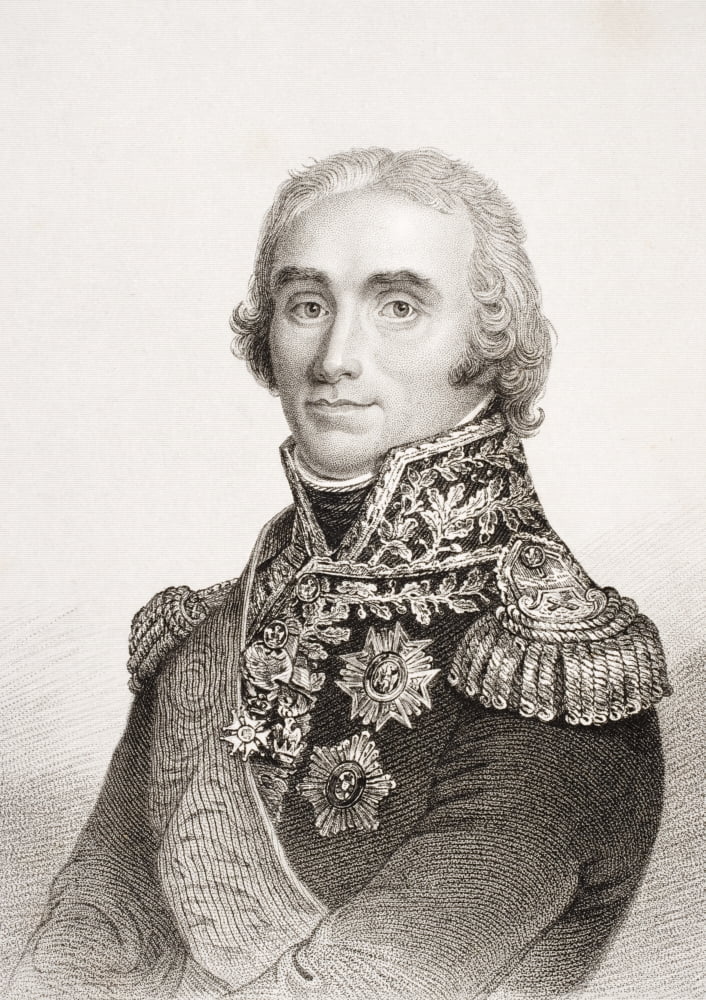 Andre Massena Prince De Essling Duc De Rivoli 1758-1817 French Marshal Engraved By John Le Conte From The Original By Maurir Canvas Art - Ken Welsh Design Pics (12 x 17)
