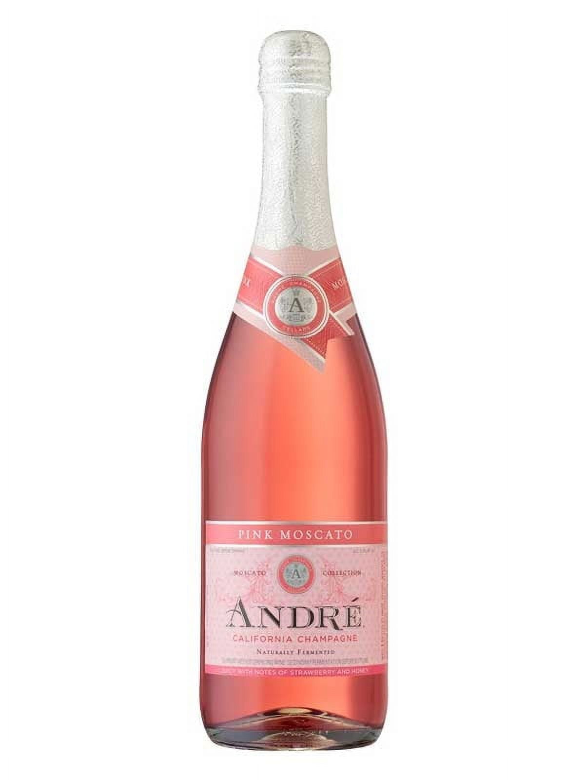 Andre Pink Moscato Sparkling Rose Wine, 750ml Bottle Andre Pink Moscato Sparkling Rose Wine, 750ml Bottle