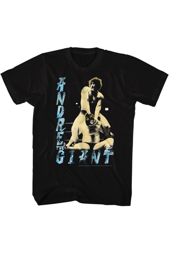 Andre The Giant 80's Dre Black T-Shirt
