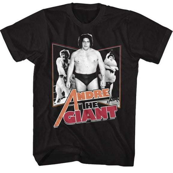 Andre The Giant Andre Black Adult T-Shirt 2Xlt