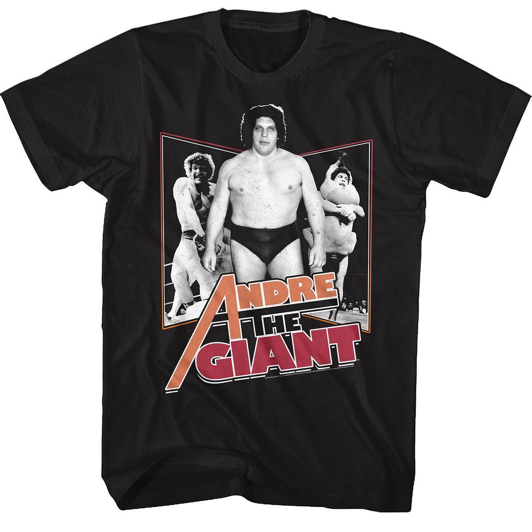 Andre The Giant Andre Black Icon Shirt - Walmart.com