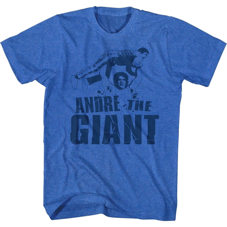 Andre The Giant Andre Blue Royal T-Shirt - Walmart.com