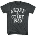 thumbnail image 1 of Andre The Giant Atg1980 Black Heather Adult T-Shirt, 1 of 2