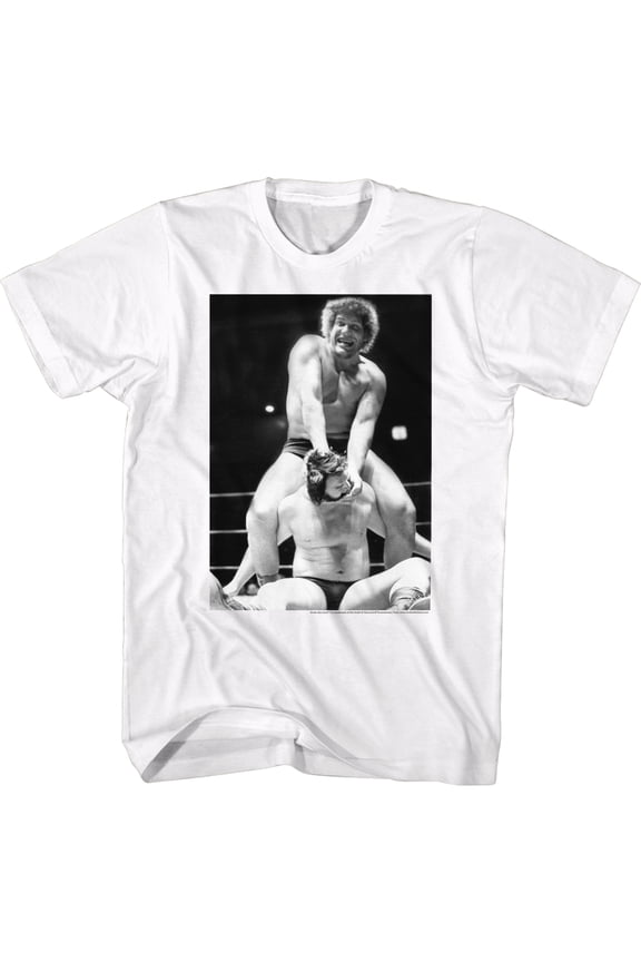 Andre The Giant Cracked White T-Shirt