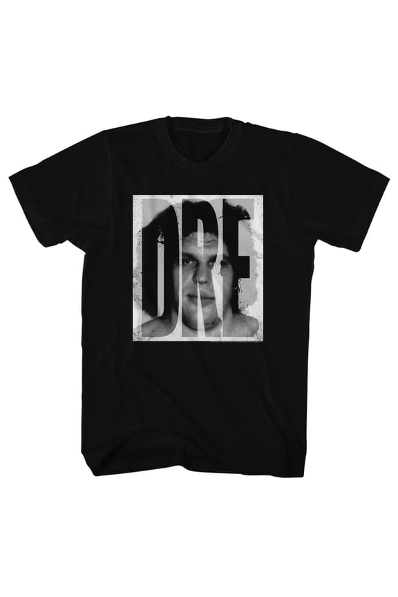 Andre The Giant Dre Black T-Shirt